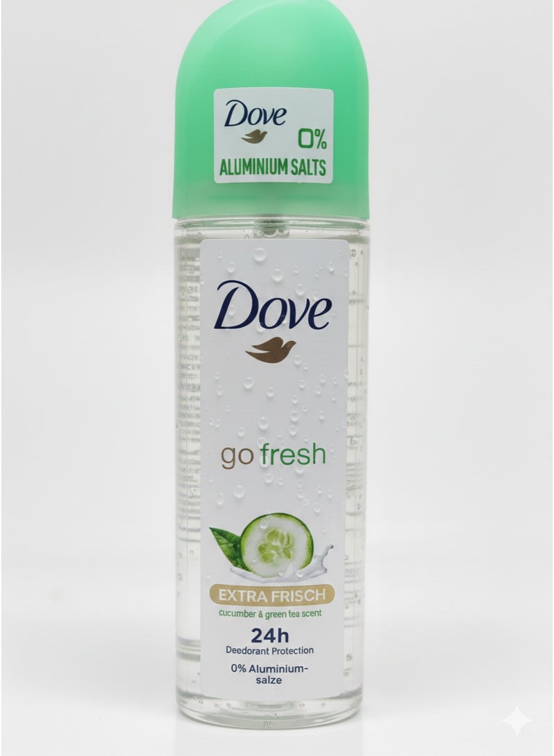 بخاخ مزيل عرق دوف "جو فريش" بالخيار والشاي الأخضر (75 مل) - حجم السفر